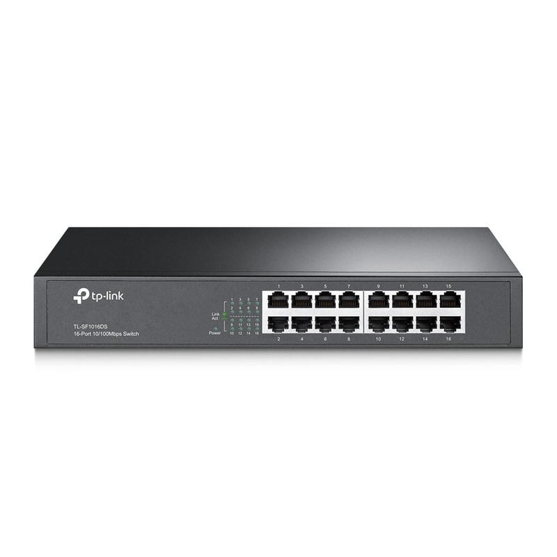 TP-LINK TP-Link TL-SF1016DS Network Switch Unmanaged L2 100 Mbps