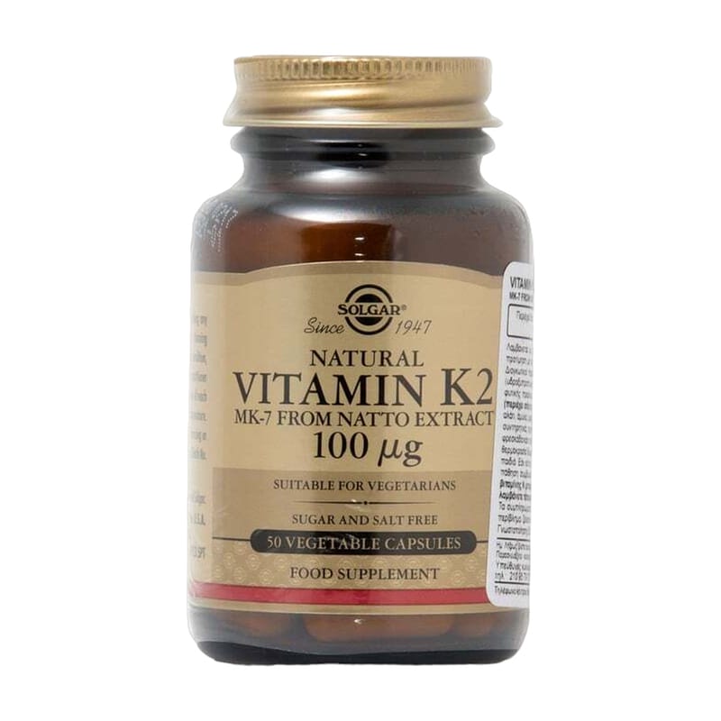 Solgar Vitamin K2 100μg - 50 ταμπλέτες