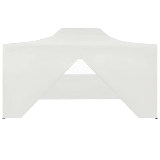 Τέντα Vidaxl Εκδηλώσεων Πτυσσόμενη με 4 Τοιχώματα 3x4.5m - Λευκό image 3