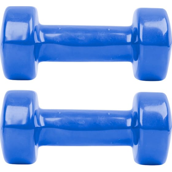 Σετ Βαράκια Εξάγωνα 2kg InSPORTline από Βινύλιο - Μπλε image 1