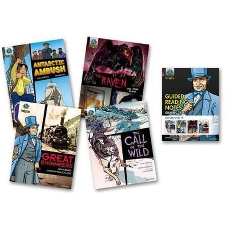 Project X Origins Graphic Texts: Dark Red+ Book Band, Oxford Level 19: Mixed Pack of 4