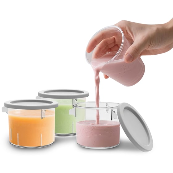 Παγωτομηχανή ROHNSON R5655 VLCREME 3 x 450 ml Μαύρο image 3