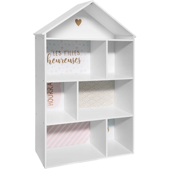 Παιδική Βιβλιοθήκη Atmosphera Maison Rose 158703a MDF 73.5x30x114 cm image 0