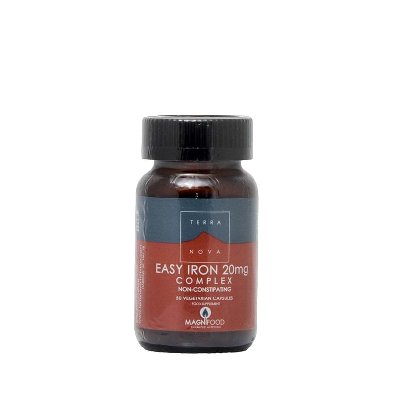Μέταλλα Terranova Easy Iron Complex 20mg - 50 κάψουλες