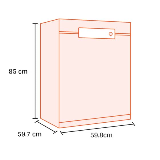 HAIER XF 5C4M1X για 15 Σερβίτσια Inox με WiFi Πλυντήριο Πιάτων image 1