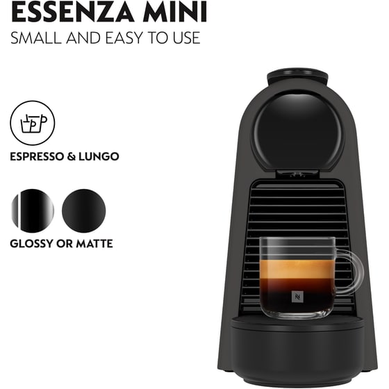 Nespresso® MINI ESSENZA DELONGHI Matt Black Anthracite Μηχανή Καφέ image 6