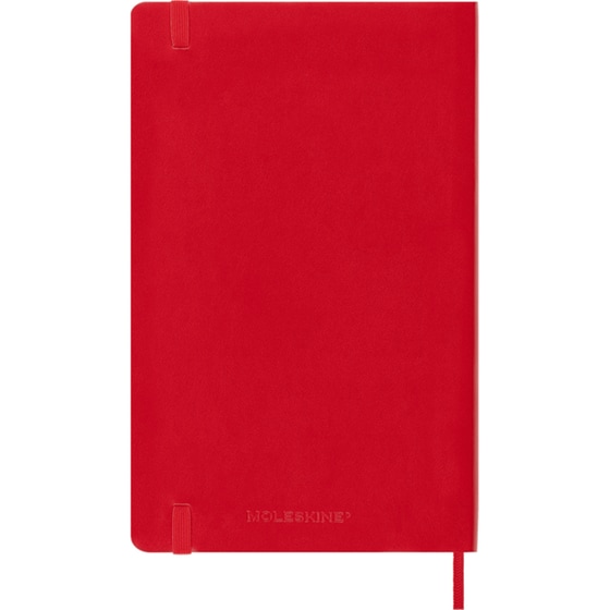 Ημερολόγιο Ημερήσιο Moleskine 2024 12M L Scar. Red Μαλακό image 5