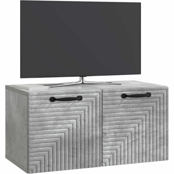 Επιτοίχιο Έπιπλο Τηλεόρασης VidaXL 59.5x31x30 cm - Γκρι image 2