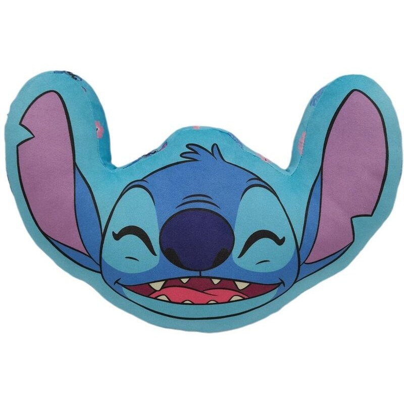 CHARACTER WORLD Μαξιλάρι Character World Disney: Lilo And Stitch - Head Μαξιλάρι 40x28 cm - Μπλε