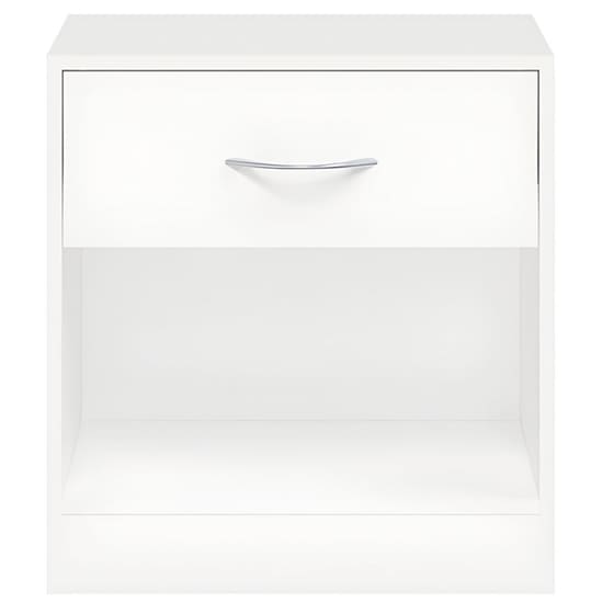 Κομοδίνο Vidaxl Από Μοριοσανίδα και Mdf 36.5x30.5x38 cm - Λευκό image 1