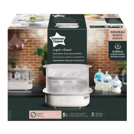 Tommee Tippee Ηλεκτρικός Αποστειρωτής Ατμού image 1