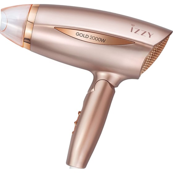 Σεσουάρ Μαλλιών Ταξιδίου IZZY Gold 223023 2000 W Χρυσό image 0
