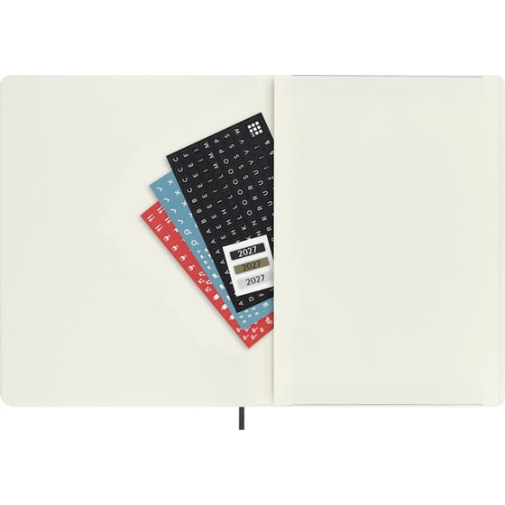 Ημερολόγιο Εβδομαδιαίο 2027 Moleskine 18Μ XL Softcover Μαύρο image 4