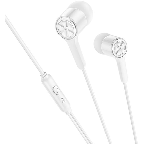 Ακουστικά Handsfree Hoco M104 In Ear 3.5mm Jack - Λευκό image 3