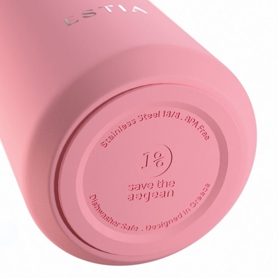 Μπουκάλι Θερμός Estia Pulse Save The Aegean Rose 800 ml image 1
