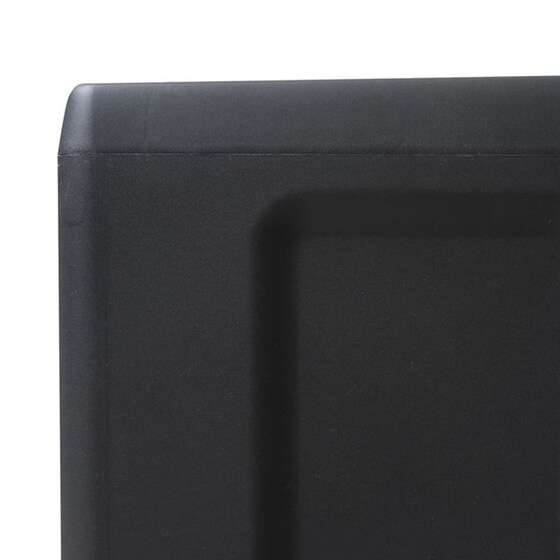 Ντουλάπα VidaXL Τρίφυλλη Πλαστική 97x38x171 cm - Γκρι/Μαύρη image 8