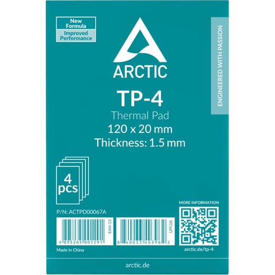 PC Cooling Arctic TP-4 120x20x1.5mm image 1