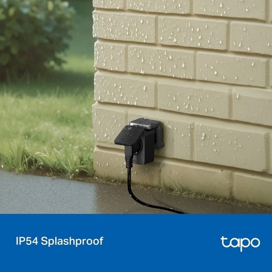TP-Link Tapo P410M Smart WiFi Outdoor Plug Black image 10