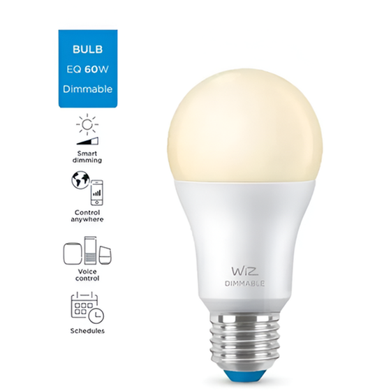 Έξυπνος Λαμπτήρας WiZ Led E27 G95 8W Filament Clear - Θερμό Λευκό image 2