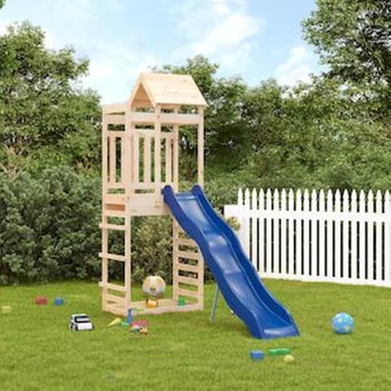 VidaXL Παιδική Χαρά Εξωτερικού Χώρου από Μασίφ Ξύλο Πεύκου image 2