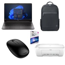 HP 250 G9 15.6'' FHD Anti-Glare (Celeron N4500/8GB/256GB SSD/UHD Graphics/Win11Ηome) + Τσάντα Laptop HP 9W0Z7AA 15.6'' + HP Wireless Mouse 240 + HP DeskJet Instant Ink 2810e All-in-One Instant Ink HP + Antivirus Bitdefender