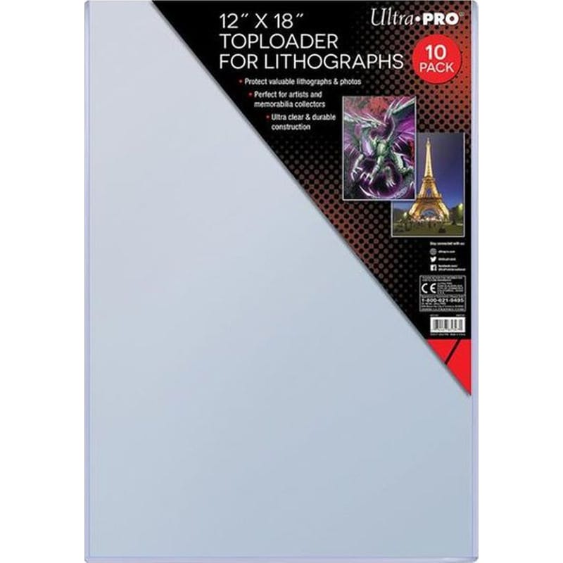 ULTRA PRO Ultra Pro Toploader For Lithographs 10 Τμχ