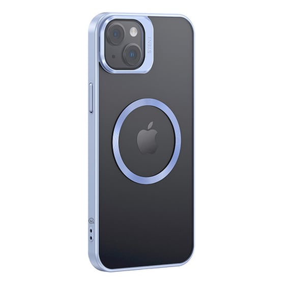 Θήκη Apple iPhone 15 Plus - USAMS Geying Case - Διαφανές/Μπλε image 0