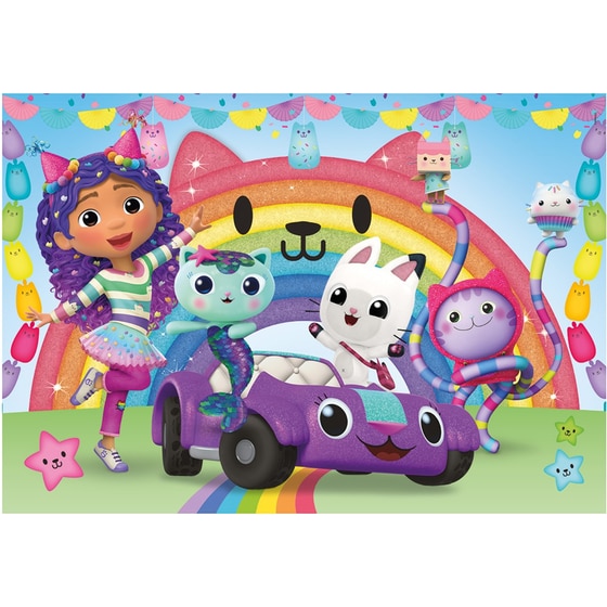 Παιδικό Παζλ Clementoni Super Color DreamWorks Gabby's Dollhouse (2x60 Κομμάτια) image 2
