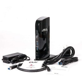 Docking Station Club3D 4K 60Hz – USB 3.0, 6x USB, 2x DP, LAN, Audio