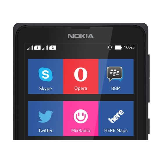 Smartphone Nokia X Dual Sim 4GB Μαύρο image 3
