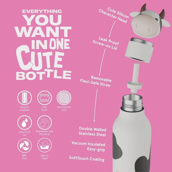Μπουκάλι Θερμός Asobu Bestie Cow 460ml image 4