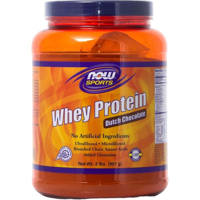 Πρωτεΐνη Now Sports Whey Dutch Chocolate - 907gr φωτογραφία