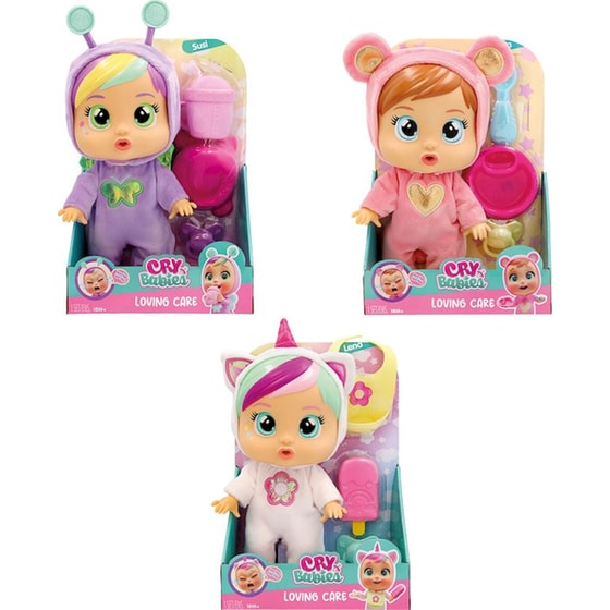 Cry Babies Κλαψουλίνια Αγαπουλίνια Loving Care Διαδραστική Κούκλα που Κλαίει με Αληθινά Δάκρυα - Τυχαία Επιλογή image 0