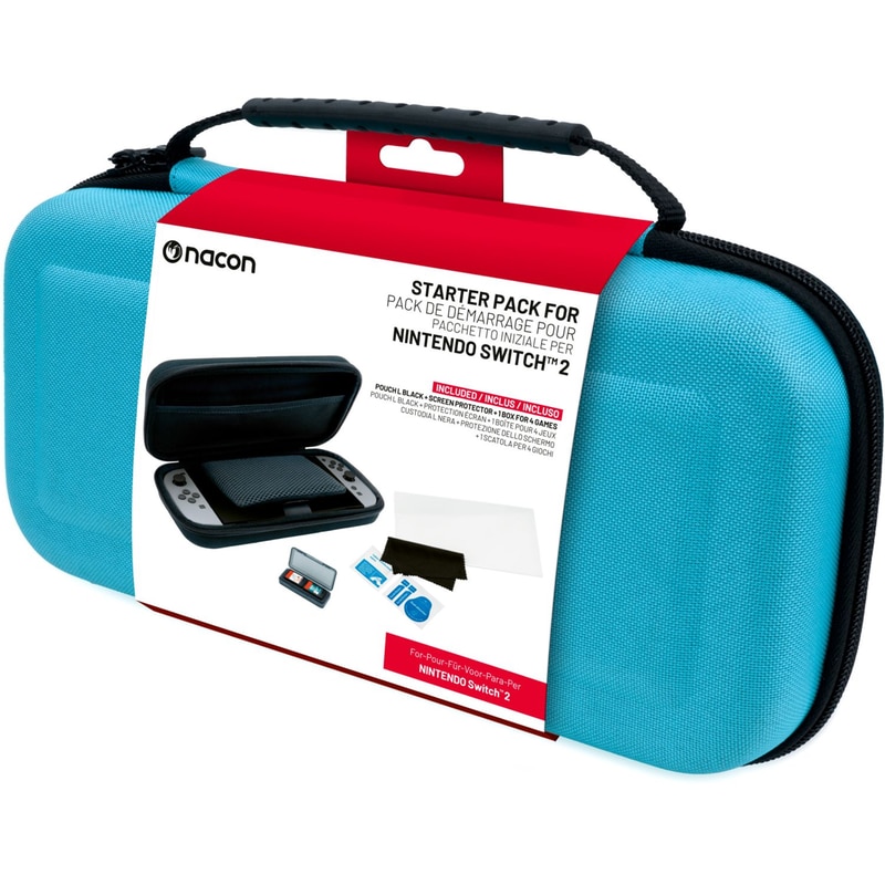 NACON Nacon Θήκη Μεταφοράς Screen Protector Storage Box για Nintendo Switch 2 - Μπλε
