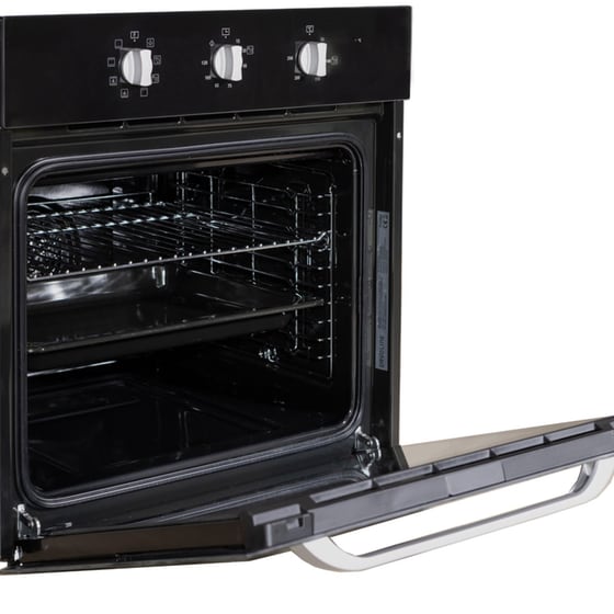 DAVOLINE PBB7508BL 75 Lt Μαύρο Εντοιχιζόμενος Σετ Φούρνος και Εστία image 4