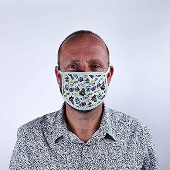 Μάσκα Προστασίας Pyramid International Harry Potter Hogwarts Express 2Τμχ image 1