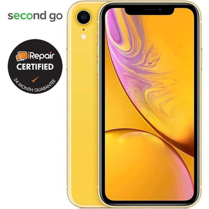 APPLE Second Go Certified μεταχειρισμένο Apple iPhone XR 128GB Yellow