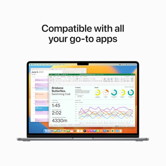 Apple MacBook Air with M2 Chip 15.3" QHD+ (Apple M2/8 Cores/8GB/256GB SSD/Mac OS) Space Gray image 6