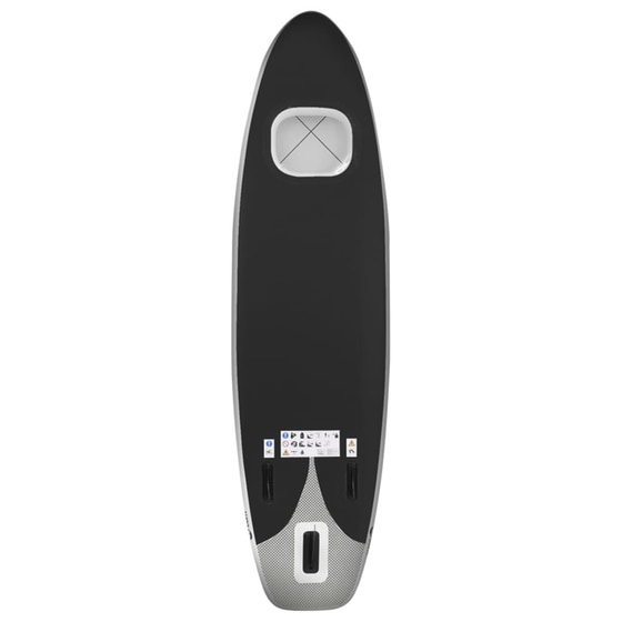 Φουσκωτή Σανίδα SUP VidaXL 300x75 cm - Μαύρη image 3