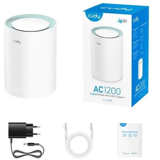 Cudy M1300 Mesh Wi-Fi Gigabit AC1200 με 2 Θύρες Ethernet image 2