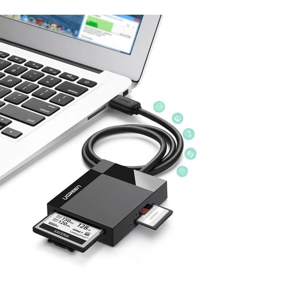 Ugreen USB 3.0 Card Reader 4 σε 1 (CR125 30333) image 1
