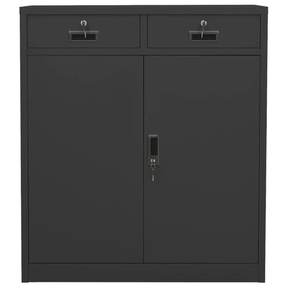 Ντουλάπι Γραφείου VidaXL από Ατσάλι 90x40x102 cm - Ανθρακί image 1