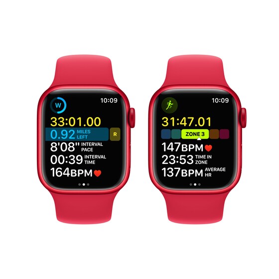 Apple Watch Series 8 Cellular 45mm Midnight Aluminium Case with Midnight Sport Band - Regular image 6