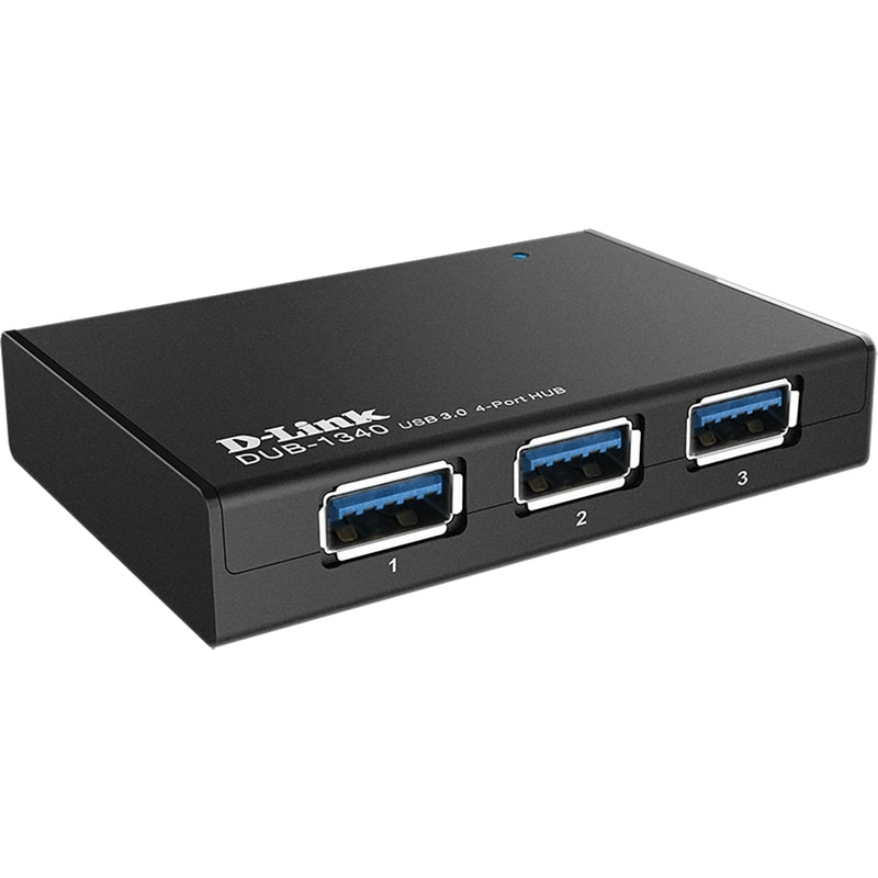 D-LINK D-Link DUB-1340 USB Hub 4-Port USB 3.0 συμβατό με USB-A