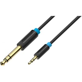 VENTION Καλώδιο Ήχου BABBH 1x 3.5mm Jack Male σε 1x 6.5mm Jack Male 2 m Μαύρο