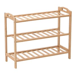Παπουτσοθηκη 9-12 Ζευγαριων Ξυλινη Natural 65x26x54