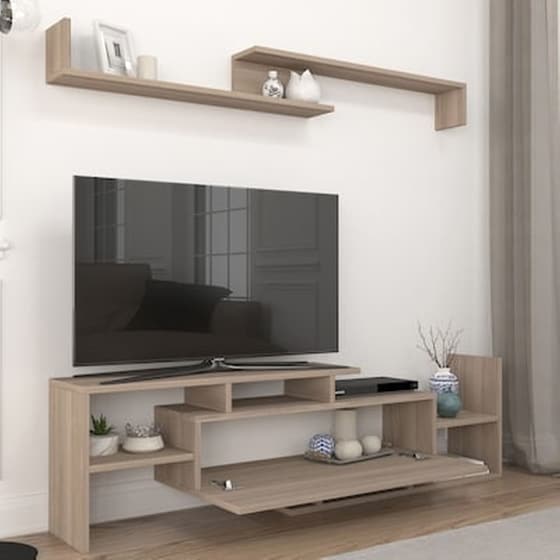 Σύνθετο Dream Esmarket 153.6x25x42 cm - Φυσικό Χρώμα Ξύλου image 3