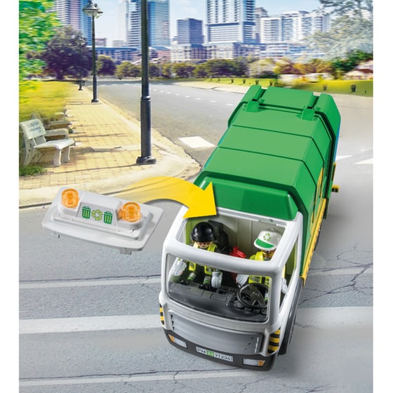 PLAYMOBIL® City Life Όχημα Συλλογής Ανακυκλούμενων Απορριμάτων (71234) image 4