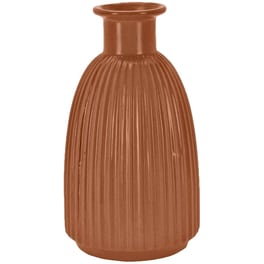Διακοσμητικό Βάζο Spitishop Από Πορσελάνη 13x22 cm - Καφέ