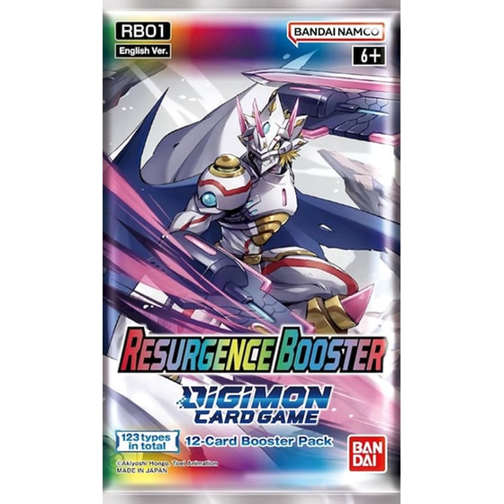 Digimon Card Game RB-01 Resurgence Booster Box (24 Packs) image 1